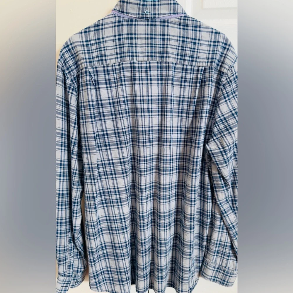 32 Bar Blues‎ 100% Cotton Multicolored Men’s XL Long Sleeve Button Down Shirt